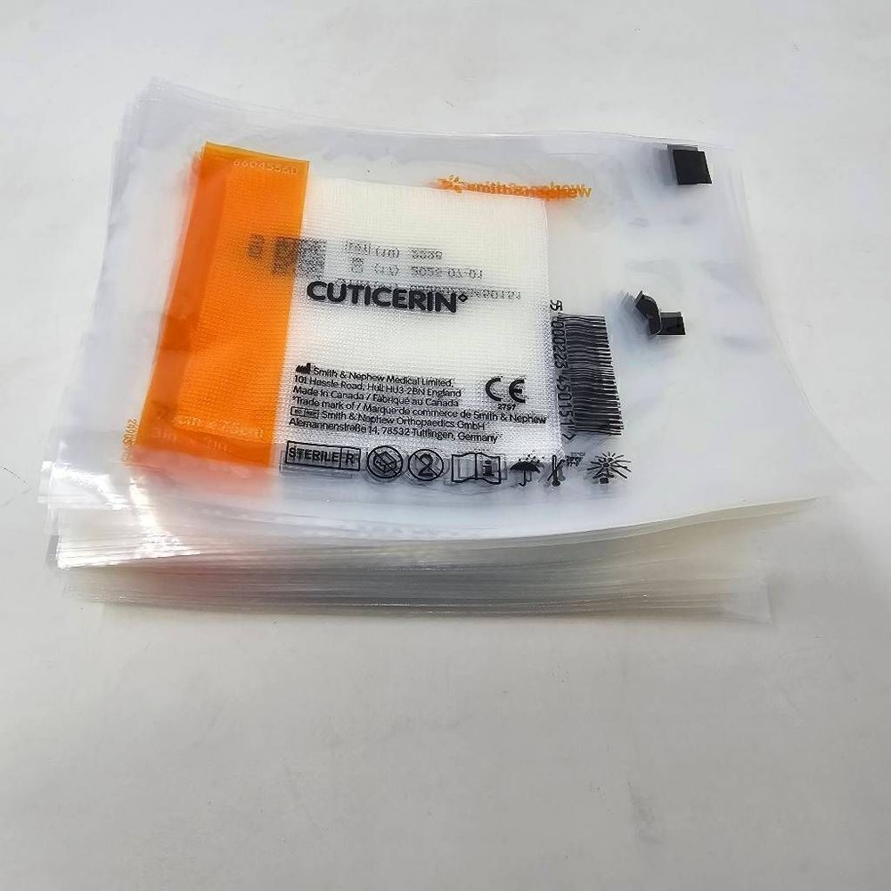 SMITH NEPHEW LOT OF 60 PCS CUTICERIN GAUZE DRESSING 3" X 3" 66045560 EXP 7/25